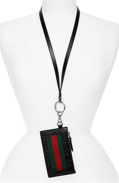 gucci lamyard|Gucci card holder worth it.